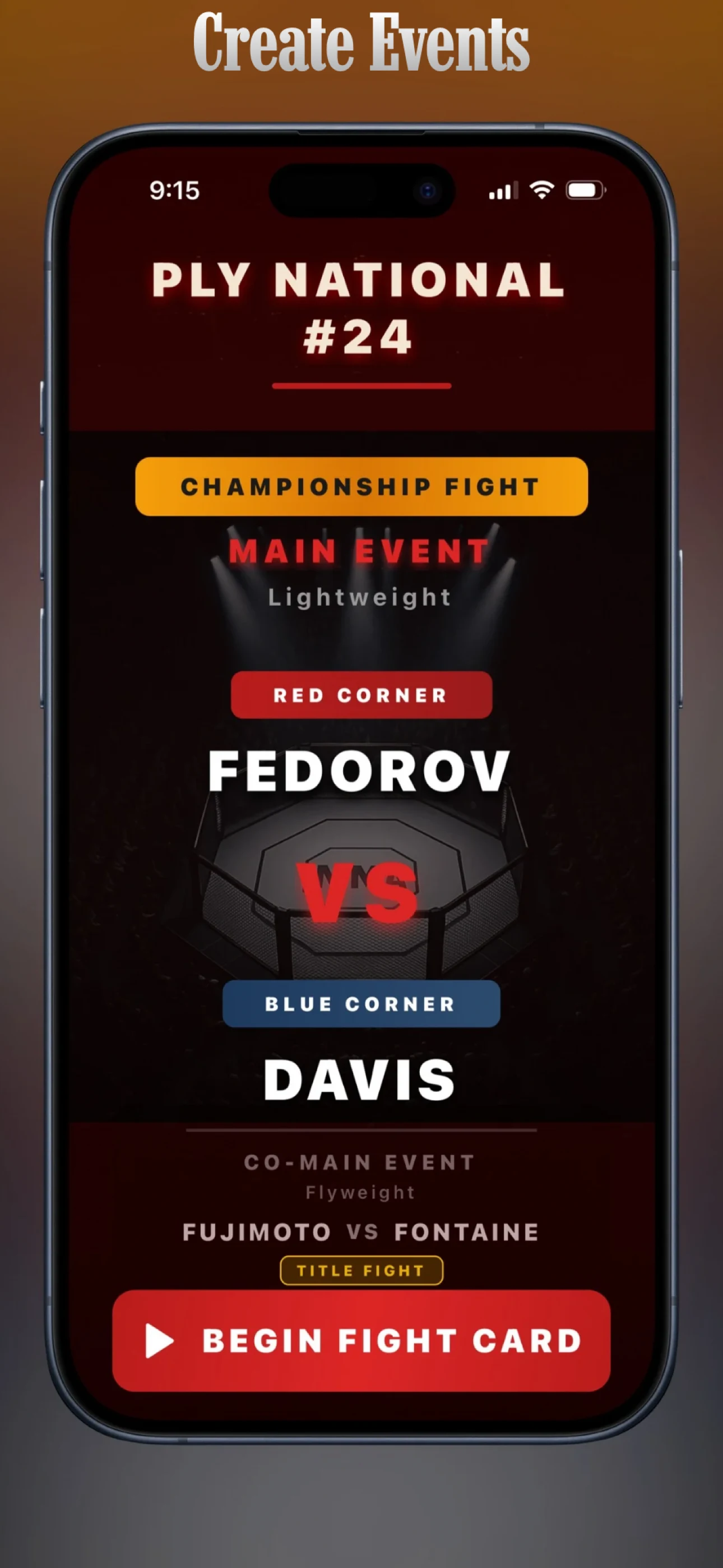 Ultimate Fighting Sim MMA Game screenshot
