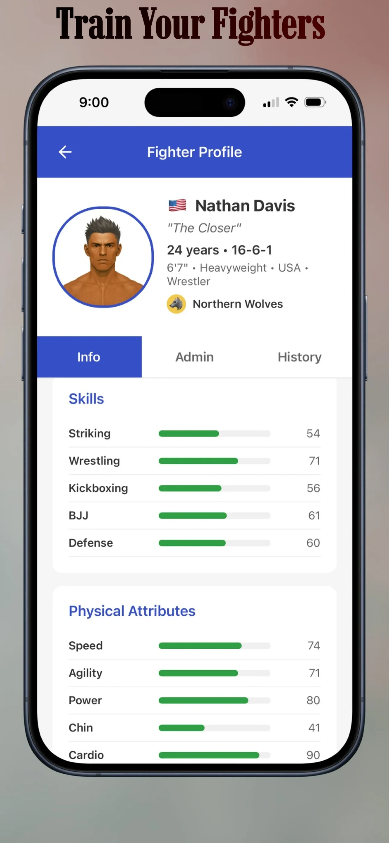 Ultimate Fighting Sim MMA Game screenshot