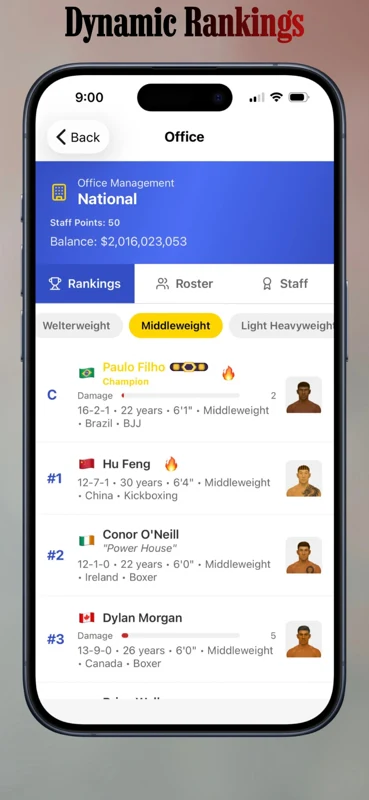 Ultimate Fighting Sim MMA Game screenshot